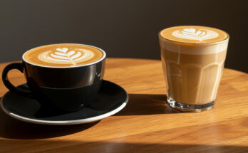 coffee and milk coffee